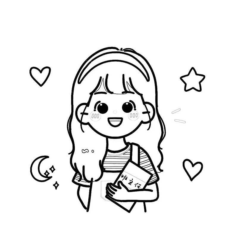 tranh tô màu cô giáo 38