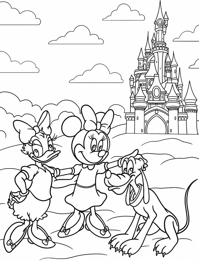 tranh tô màu con vịt 31