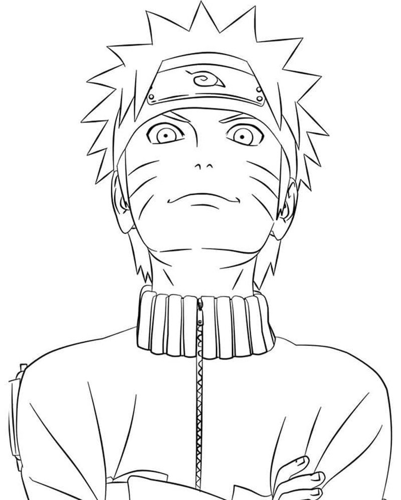 tranh tô màu naruto 15