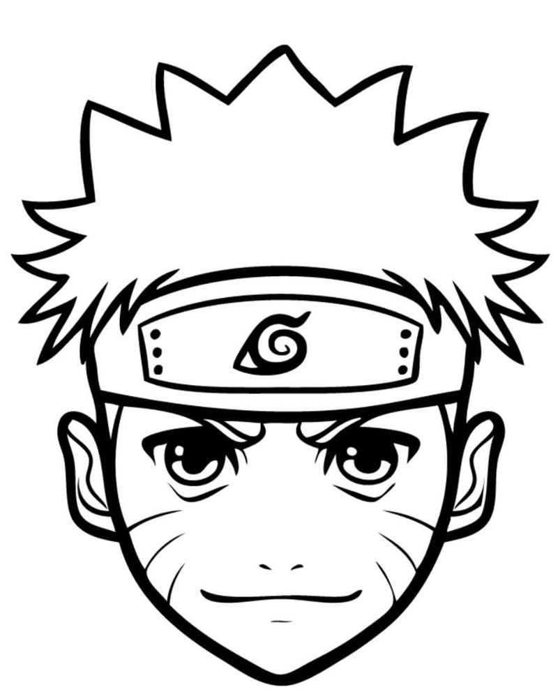 tranh tô màu naruto 23