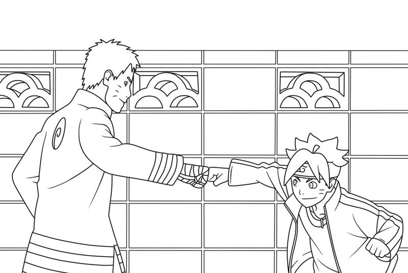 tranh tô màu naruto 29