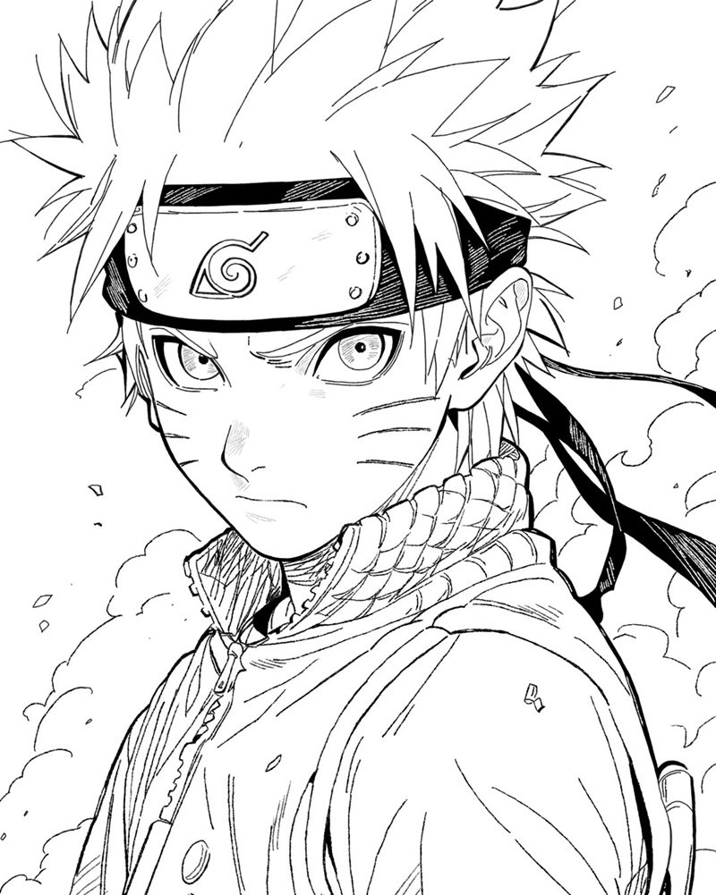 tranh tô màu naruto 33