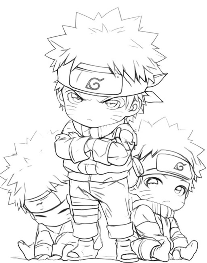 tranh tô màu naruto 37