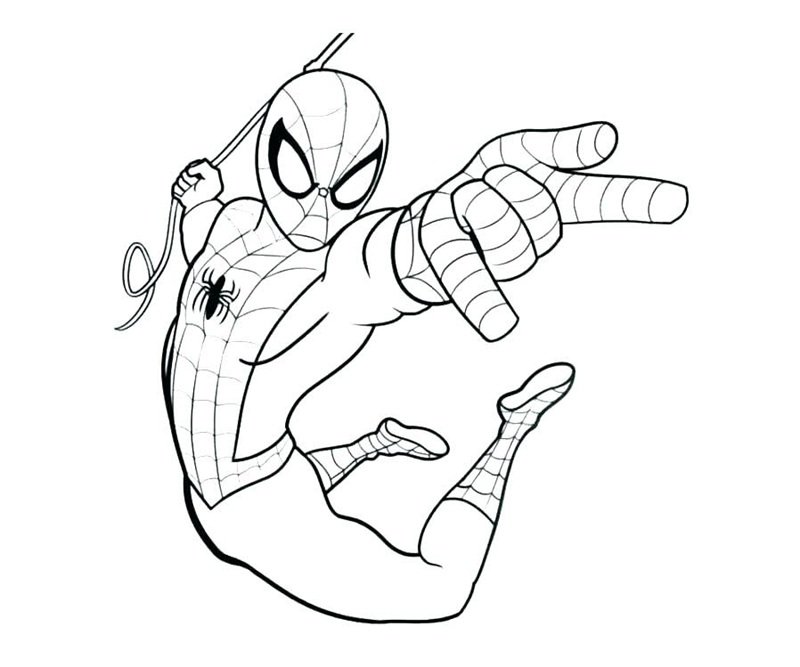 Tuyển tập các mẫu tranh tô màu siêu nhân đẹp