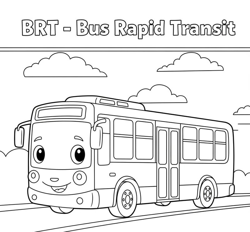 tranh tô màu phương tiện giao thông 1