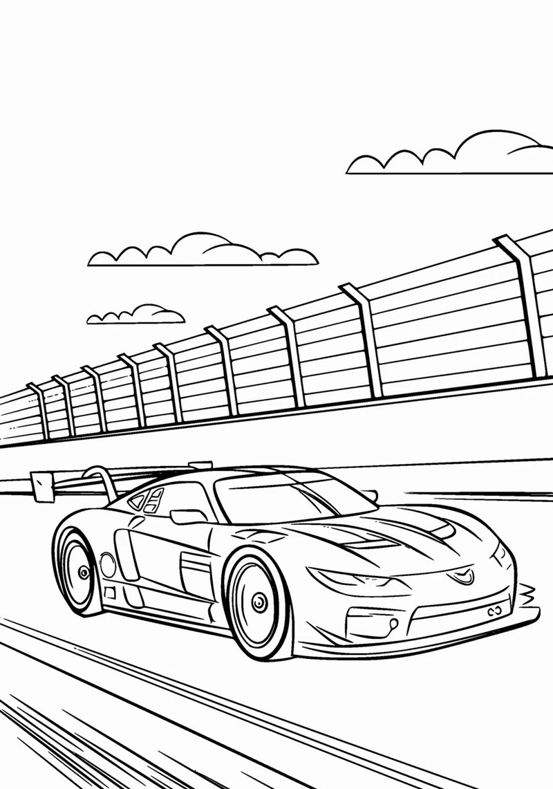 tranh tô màu phương tiện giao thông 11