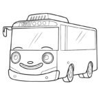 tranh tô màu phương tiện giao thông 14