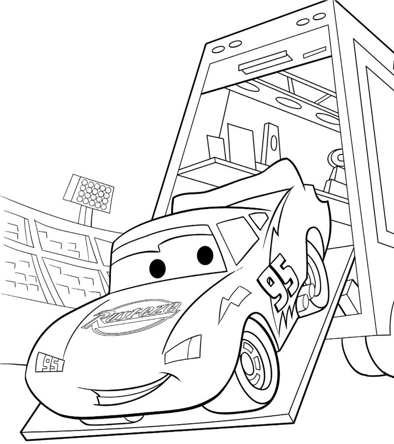 tranh tô màu phương tiện giao thông 21