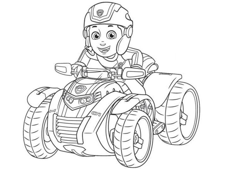 tranh tô màu phương tiện giao thông 23