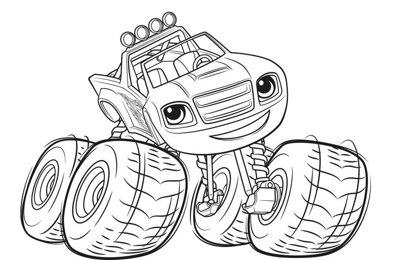 tranh tô màu phương tiện giao thông 24