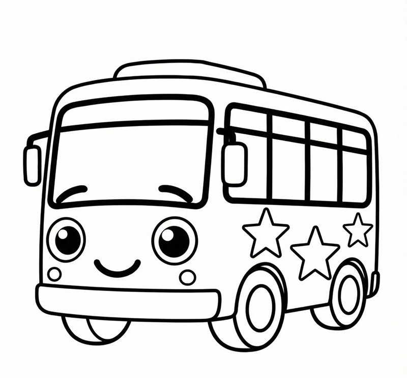 tranh tô màu phương tiện giao thông 27