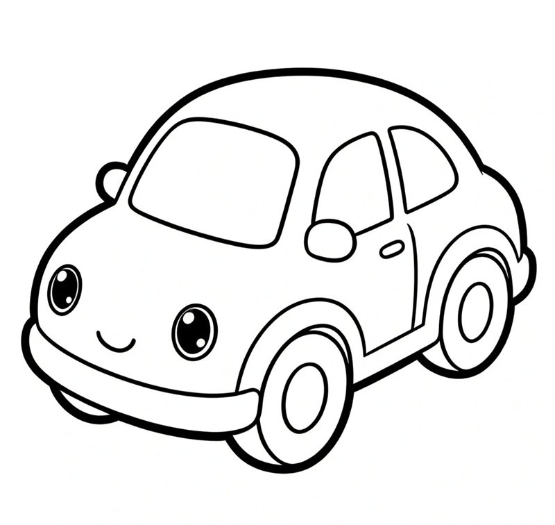 tranh tô màu phương tiện giao thông 28