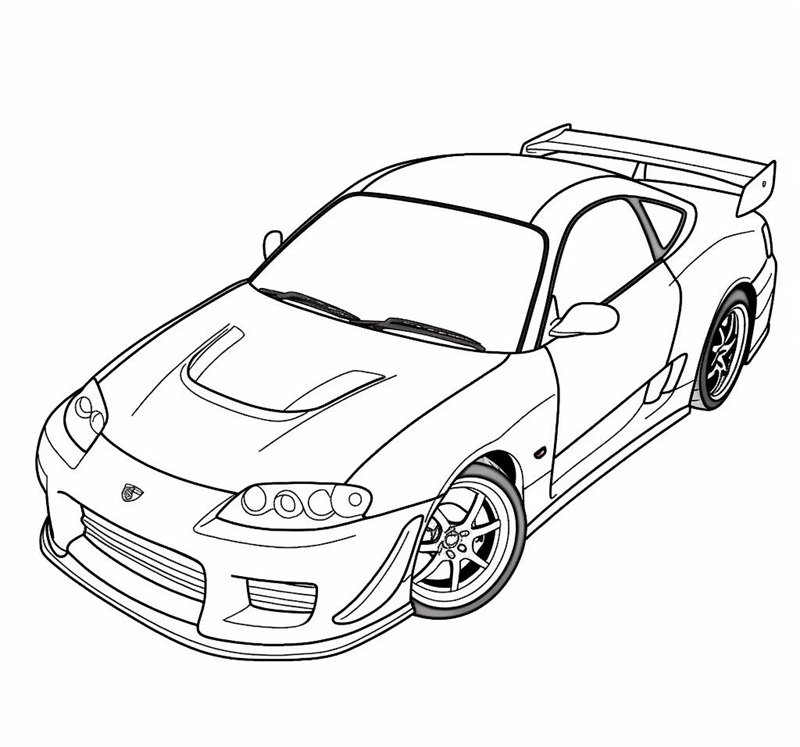 tranh tô màu phương tiện giao thông 29