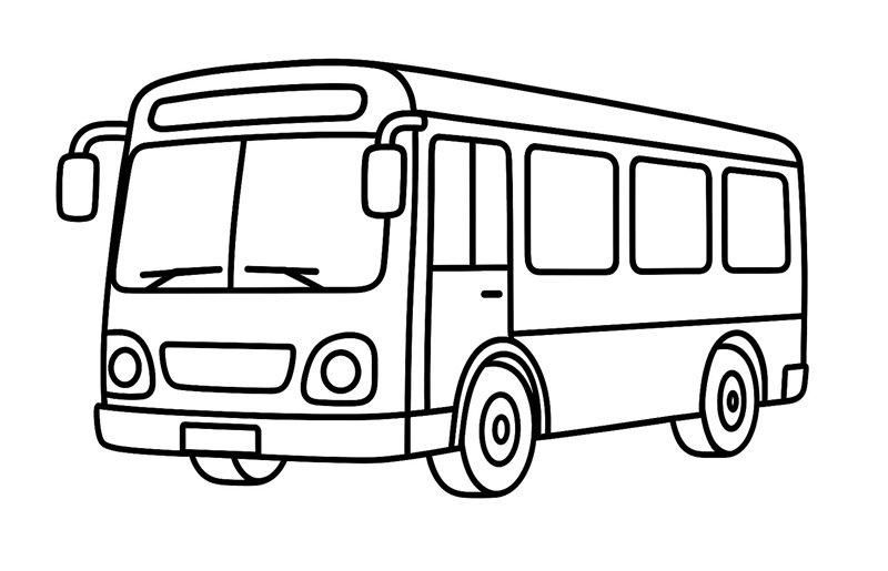 tranh tô màu phương tiện giao thông 7