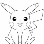 tranh tô màu pikachu 35