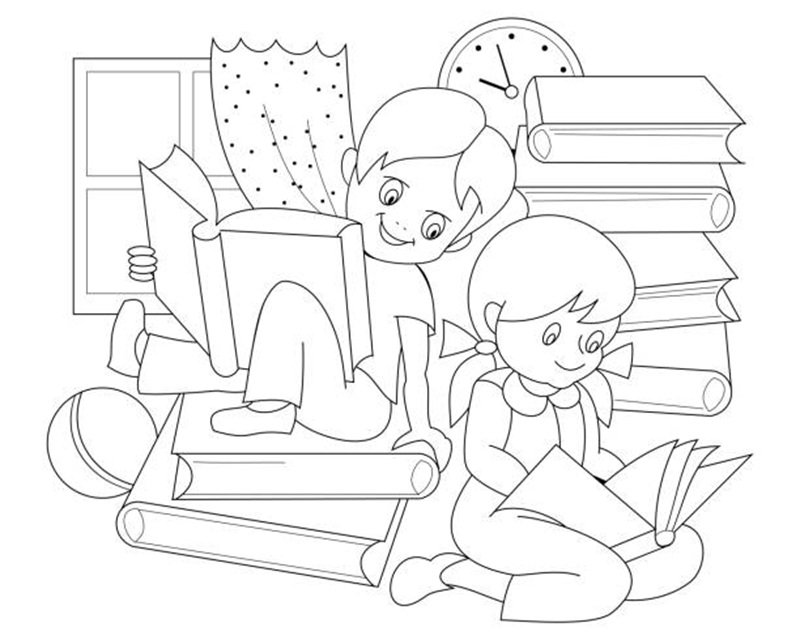 tranh tô màu trường mầm non 16