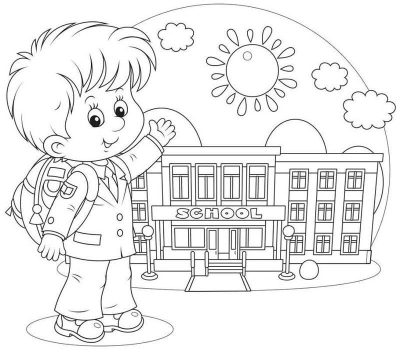 tranh tô màu trường mầm non 29