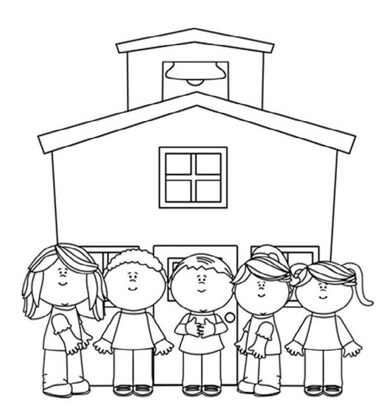 tranh tô màu trường mầm non 32