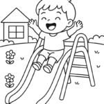 tranh tô màu trường mầm non 38