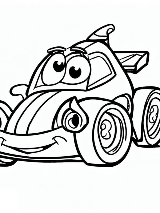 100+ Hình Tô Màu Xe Đua Độc Đáo Giúp Bé Phát Triển Tư Duy