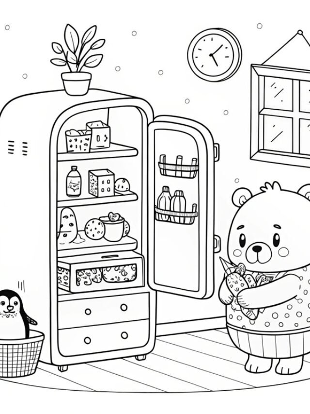 Bộ Sưu Tập 99+ Tranh Tô Màu Đồ Dùng Trong Gia Đình Miễn Phí