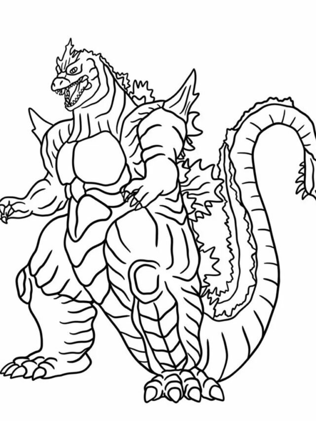 Tổng Hợp 88+ Hình Vẽ Godzilla Khổng lồ – Tranh Tô Màu Cho Bé Sáng Tạo