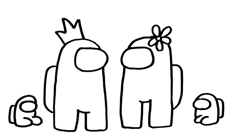 tô màu among us 13