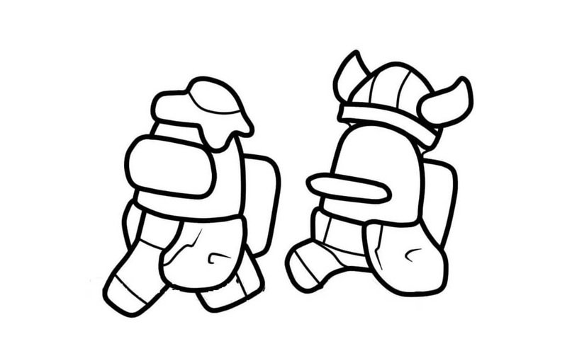 tô màu among us 17