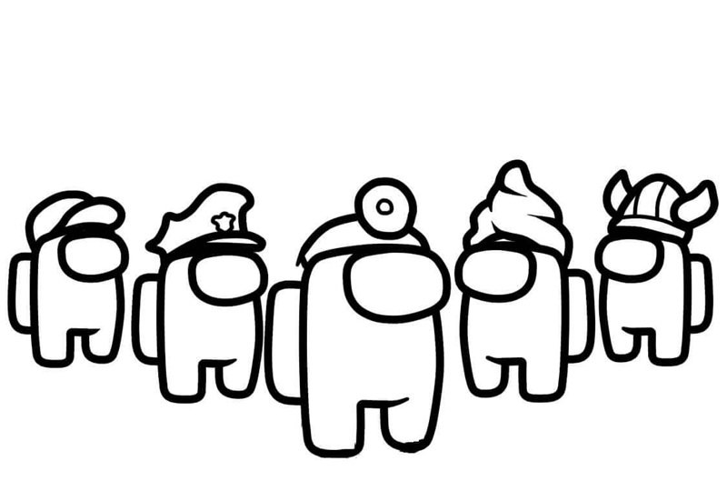 tô màu among us 19