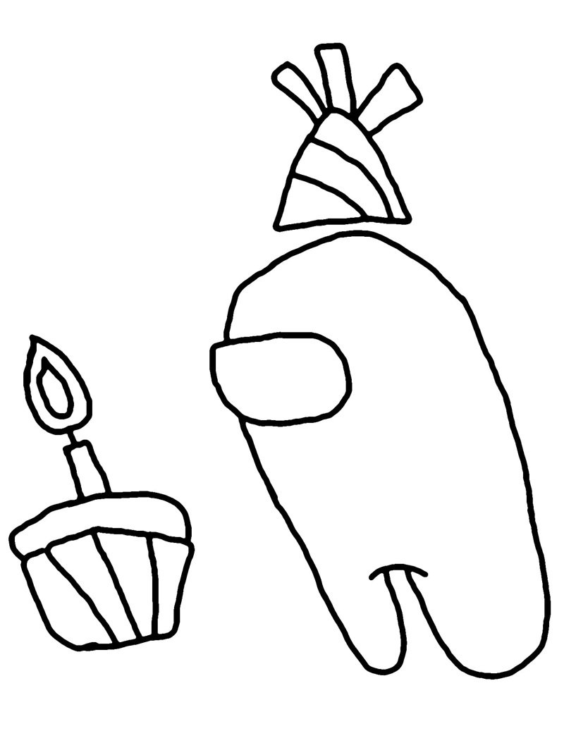 tô màu among us 24