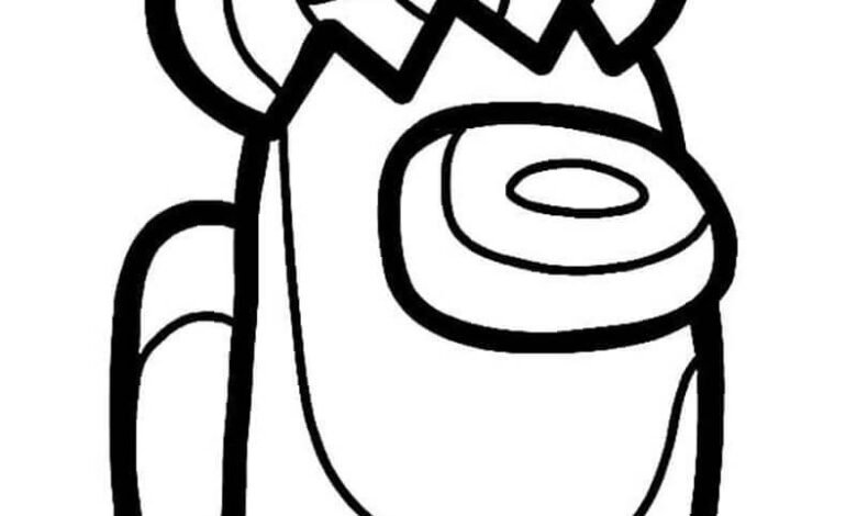 tô màu among us 29