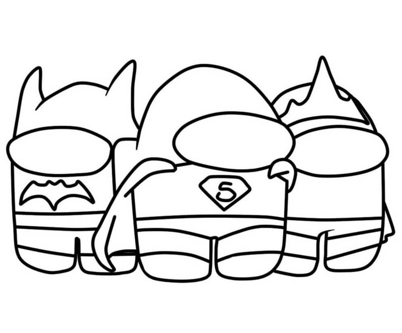 tô màu among us 30