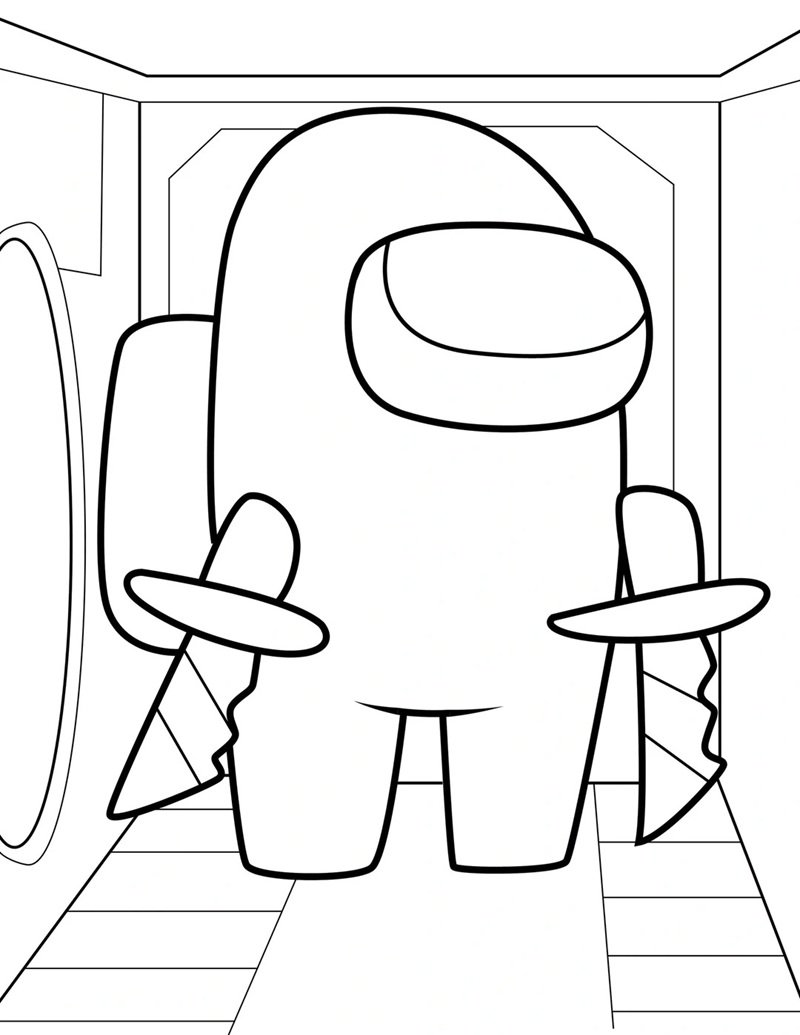 tô màu among us 36