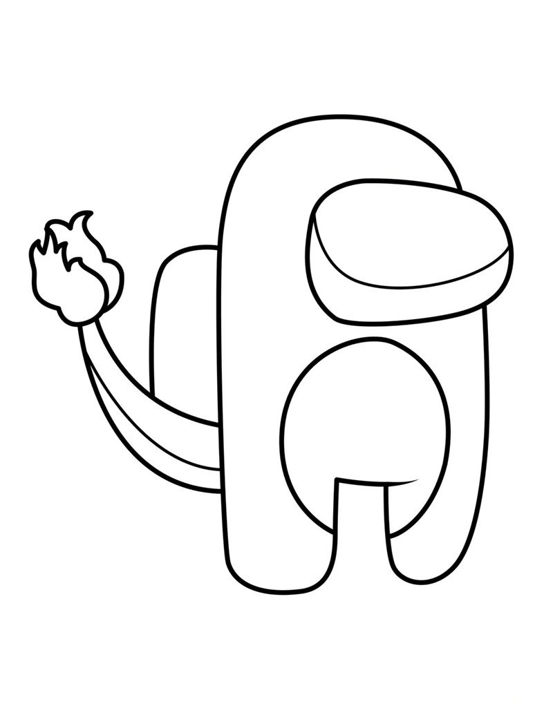 tô màu among us 39