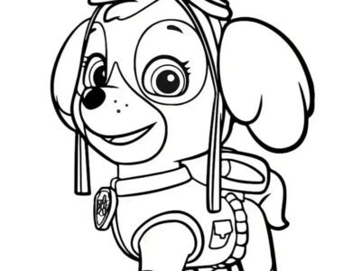 tô màu chó cứu hộ 16