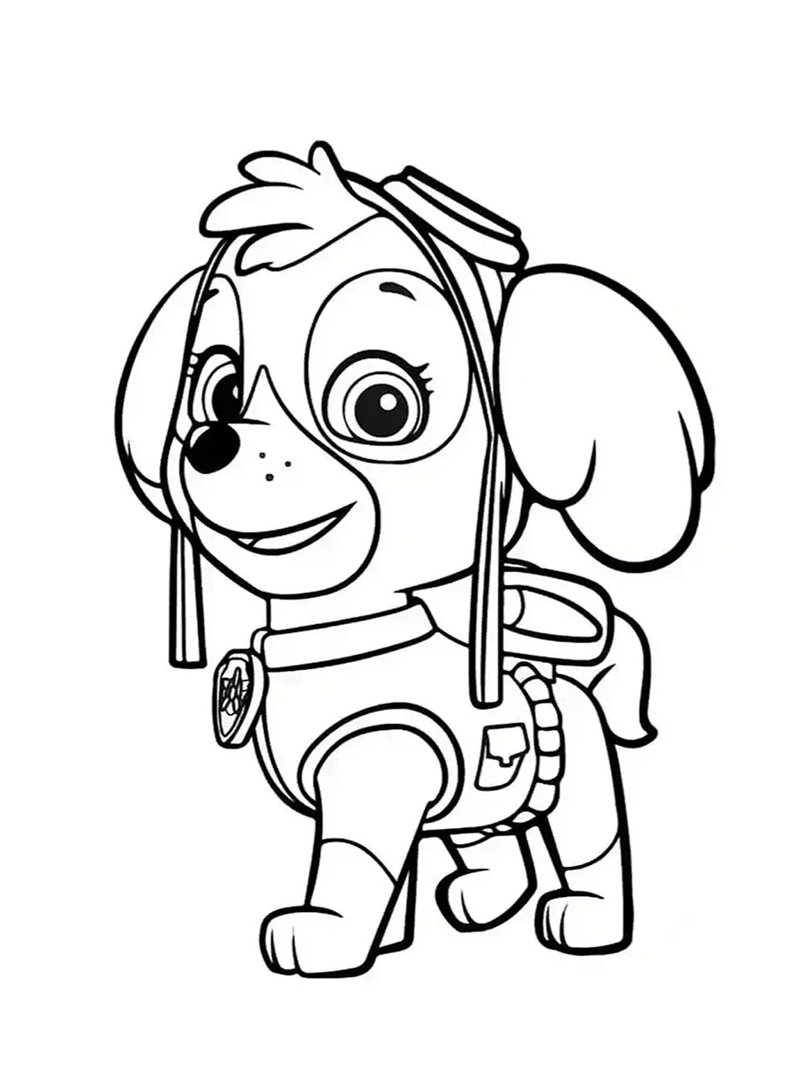 tô màu chó cứu hộ 16