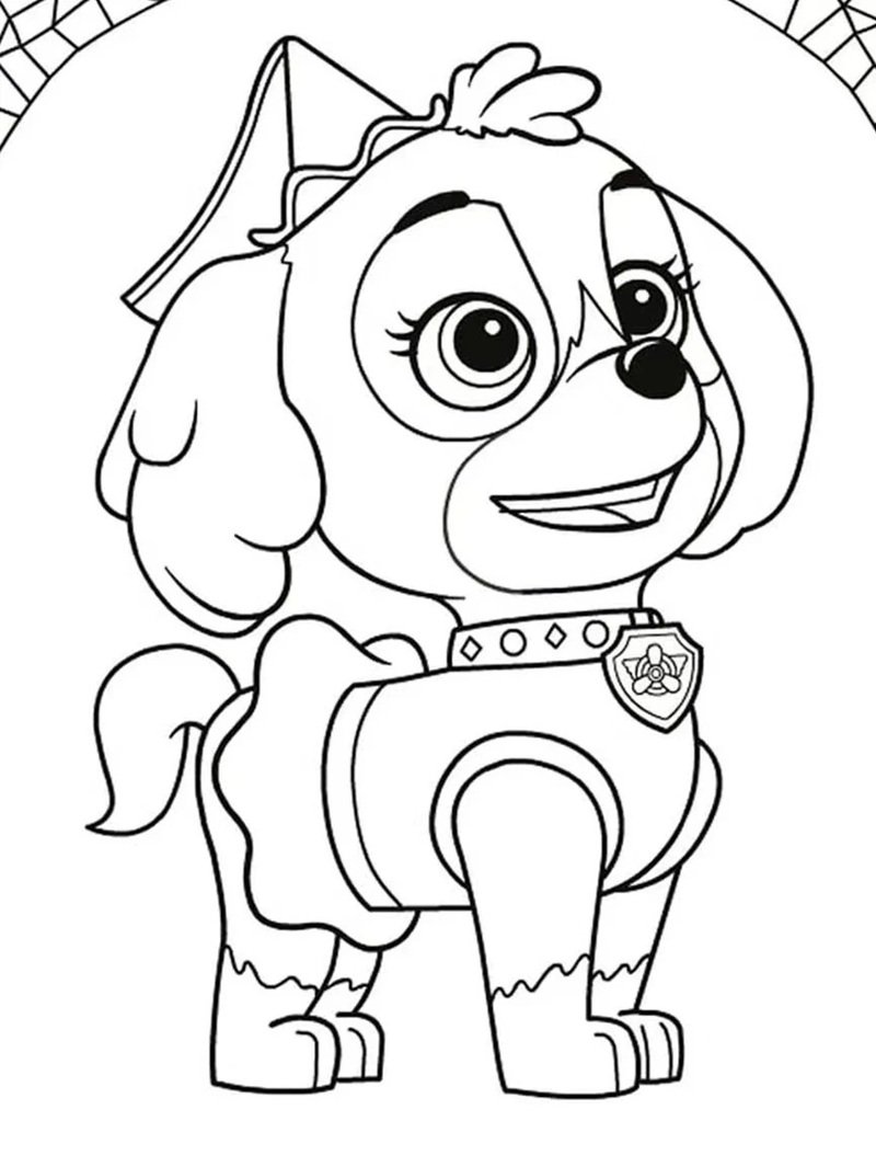 tô màu chó cứu hộ 17