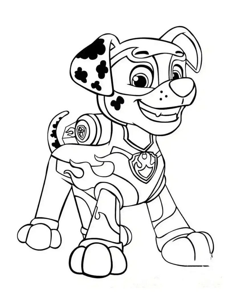 tô màu chó cứu hộ 19