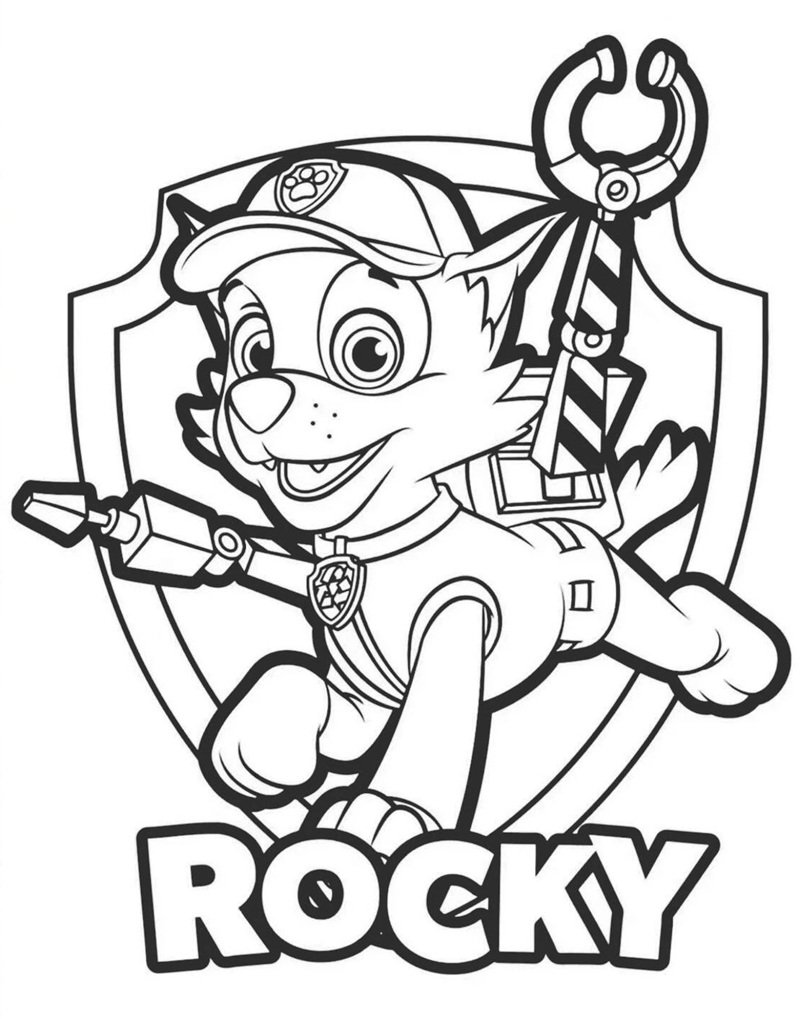 tô màu chó cứu hộ 24