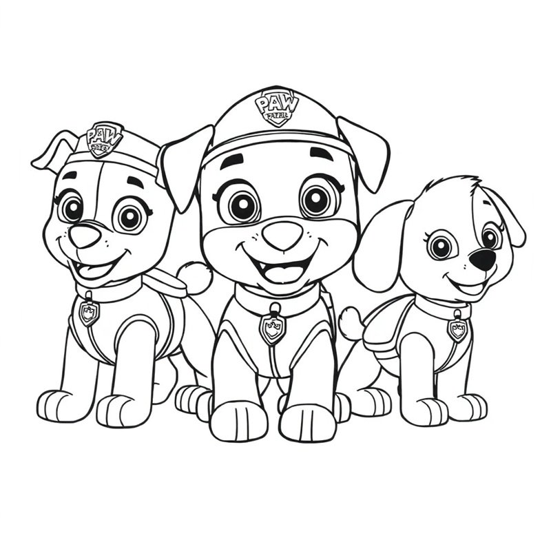 tô màu chó cứu hộ 30