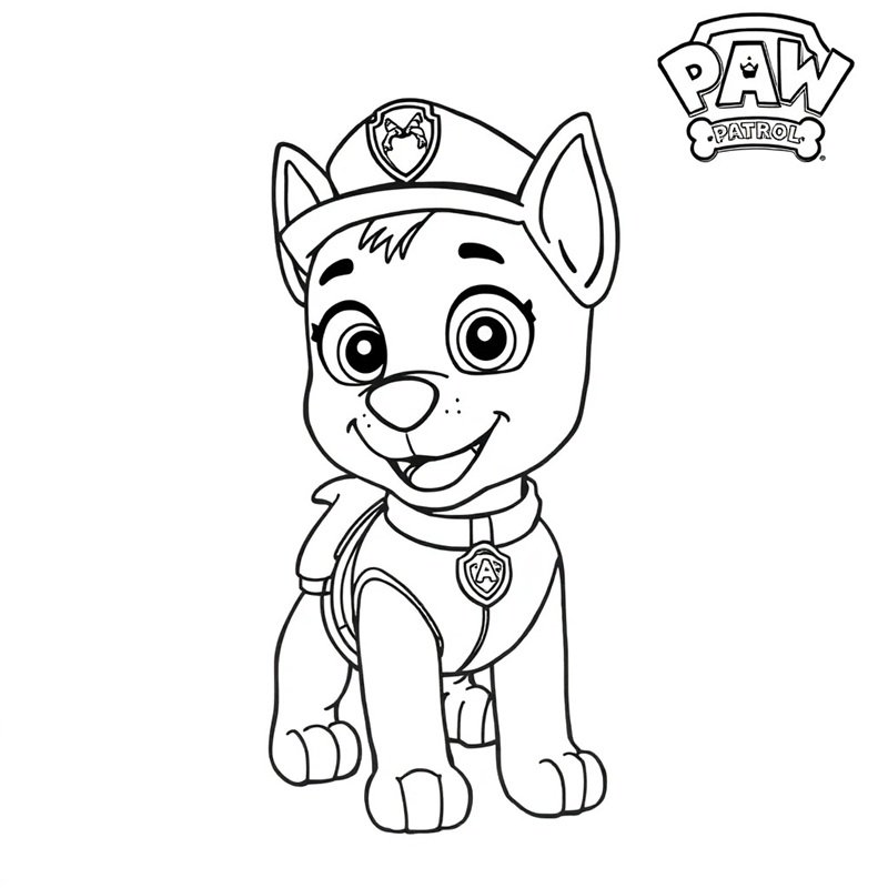 tô màu chó cứu hộ 31