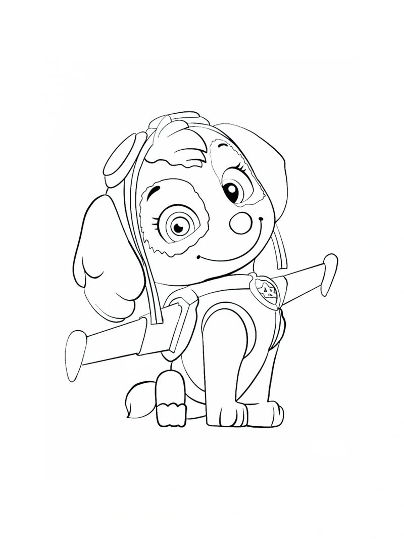 tô màu chó cứu hộ 35