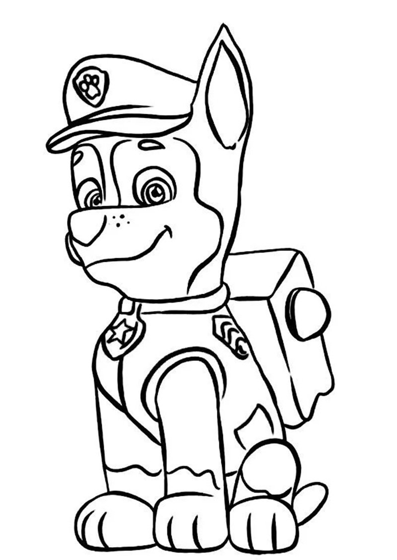 tô màu chó cứu hộ 36