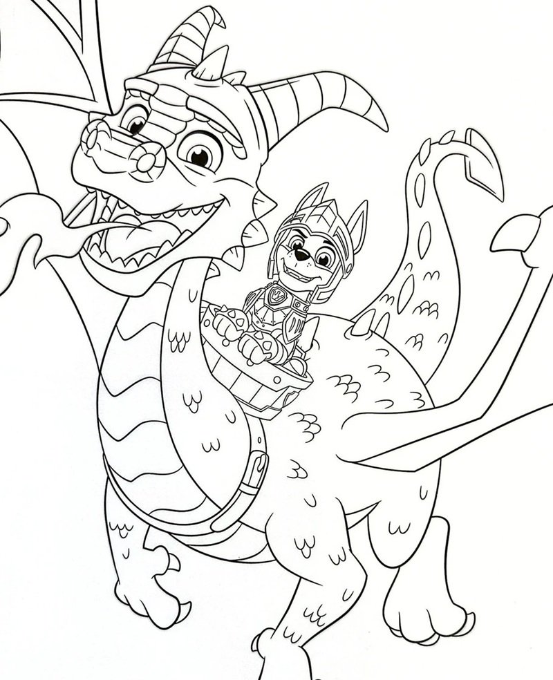 tô màu chó cứu hộ 37