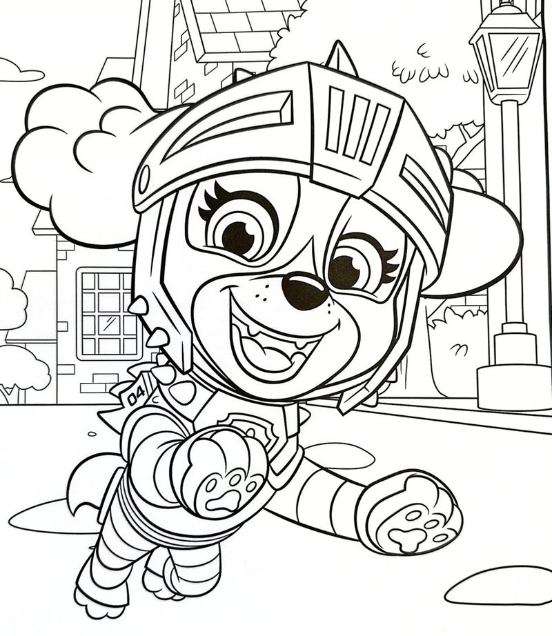 tô màu chó cứu hộ 38