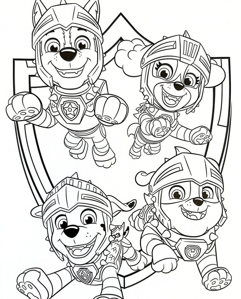 tô màu chó cứu hộ 40