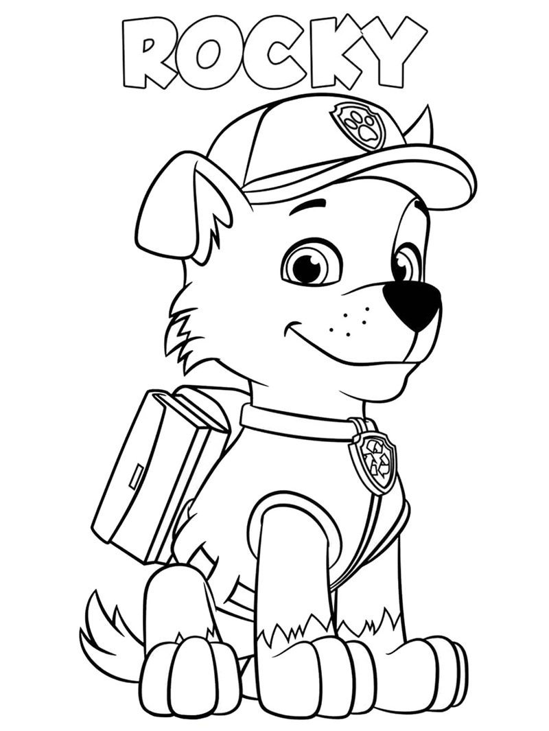 tô màu chó cứu hộ 41