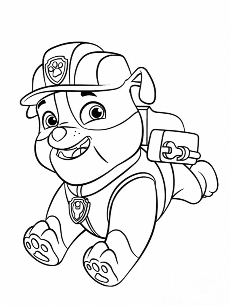 tô màu chó cứu hộ 7