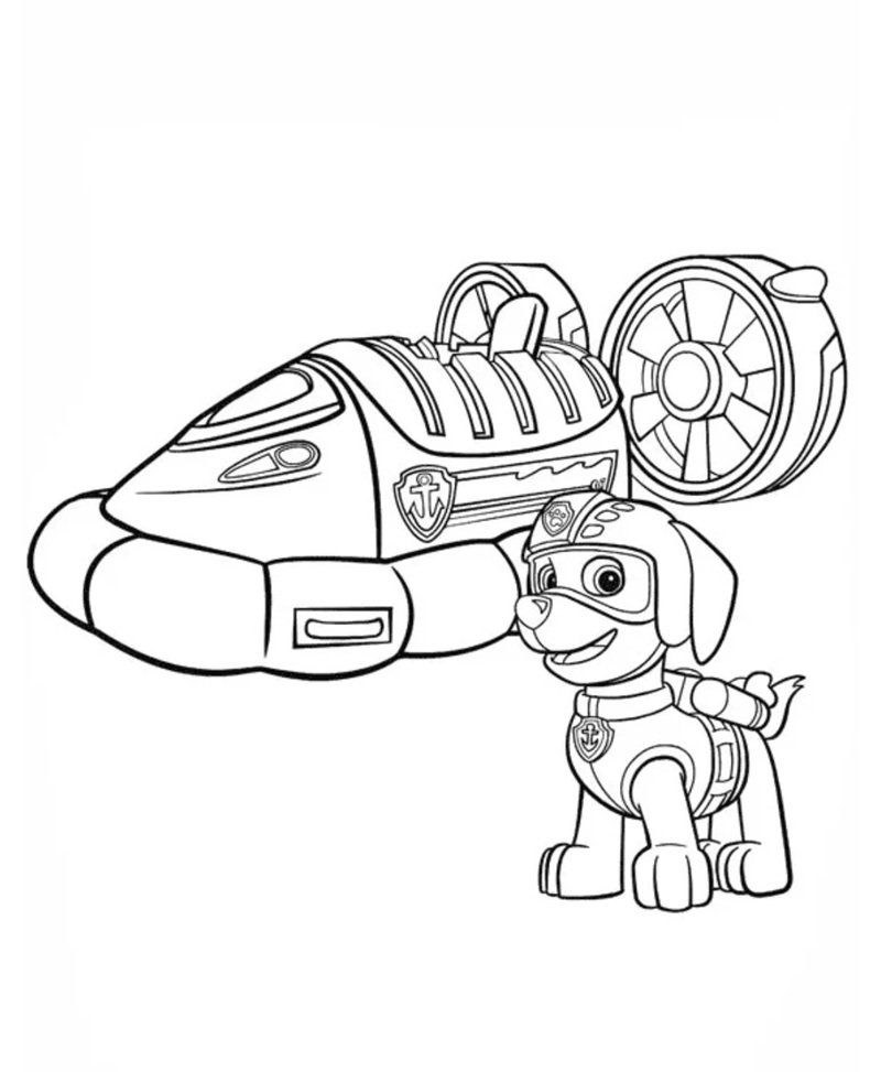tô màu chó cứu hộ 9