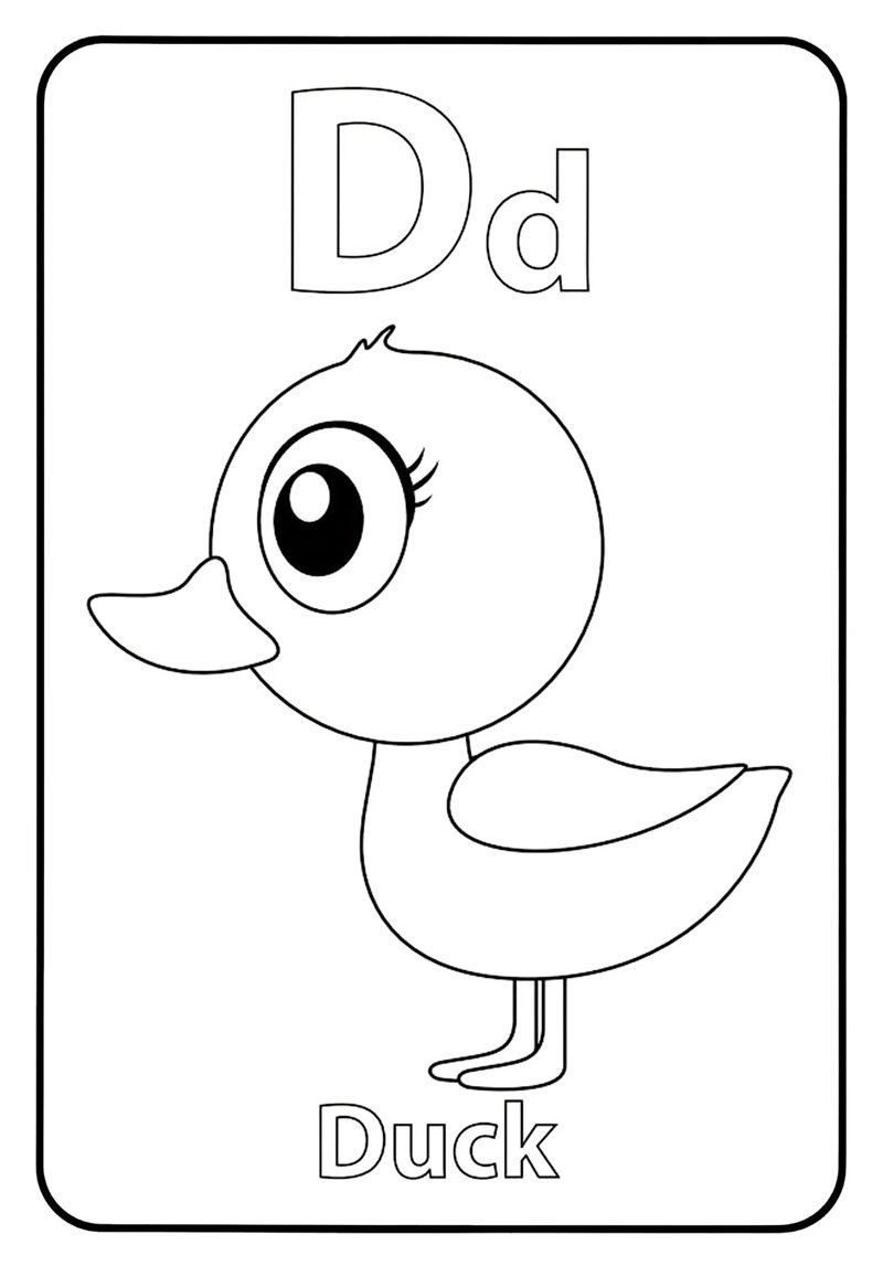 tô màu chữ cái 15